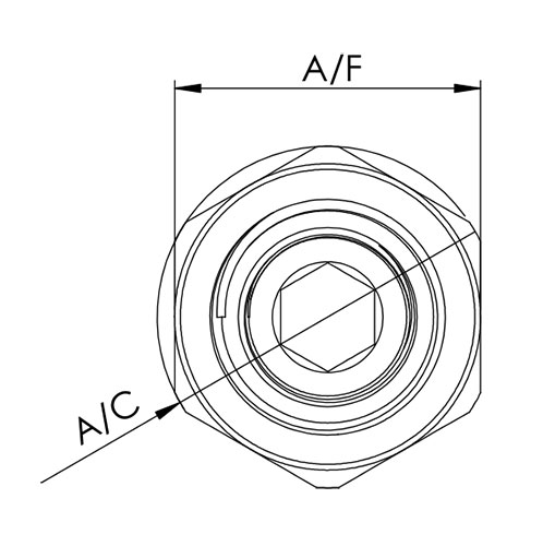 Breather Vent Plug Ex d Diagram 1